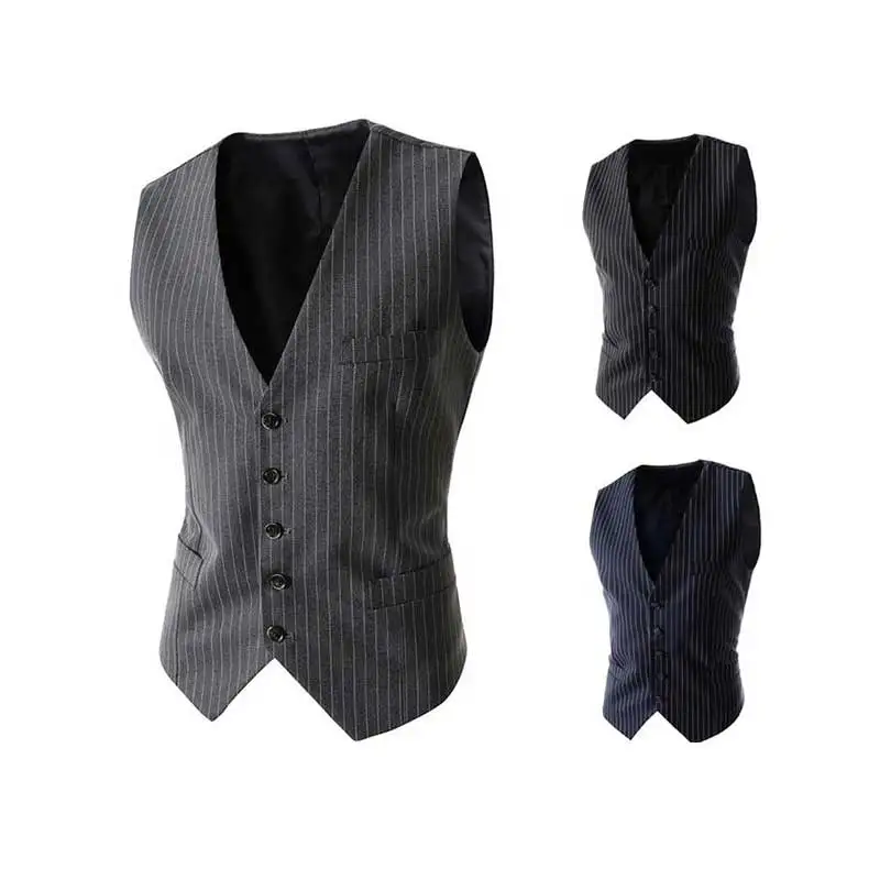 ZOGAA-Chaleco de traje Formal para hombre, ropa interior ajustada, traje de negocios, chaleco, chalecos, ropa interior, 2020