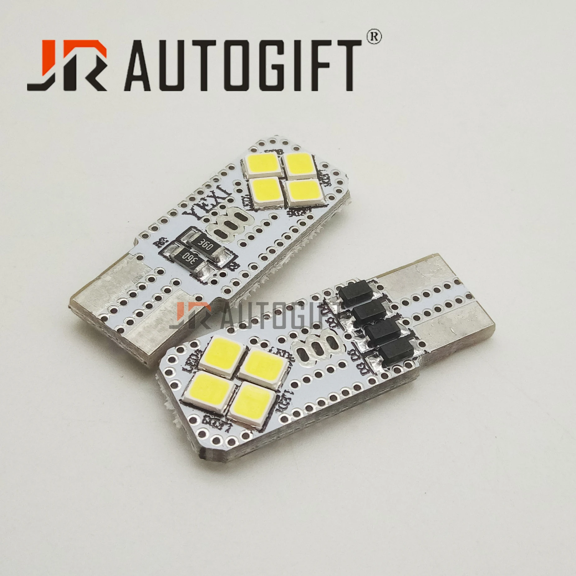 50x T10 Клин W5W 8SMD 3528 супер яркий 2835 Светодиодный неполярный автомобильный резервный фонарь задний фонарь указатели поворота автомобильный Стайлинг