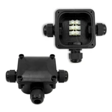 Многофункциональная распределительная коробка IP68 Водонепроницаемая с 3 кабельными соединениями 230V JS22