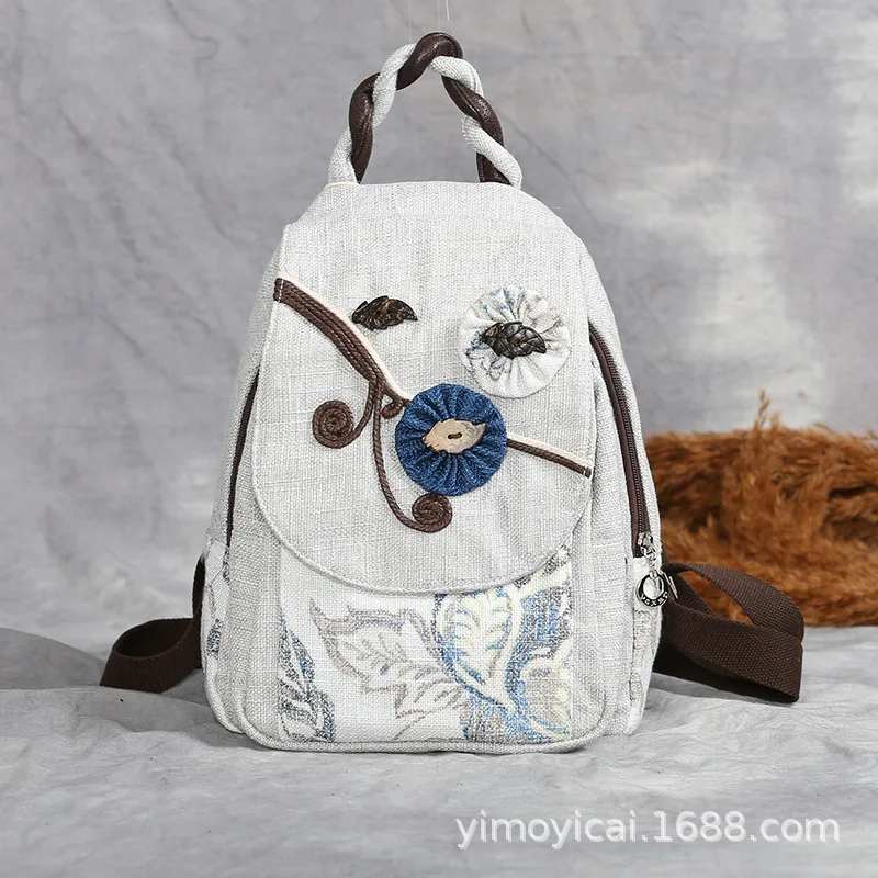 

Double Layer, Travel, Vintage Style Artwork, Fresh, Multi-layered Compartment