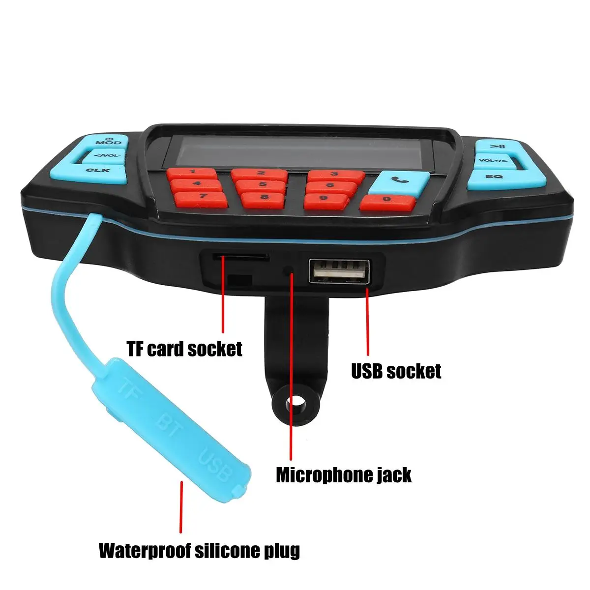 Cena Motocykl studio audio nagłośnienie głośniki stereo Radio FM MP3 odtwarzacz muzyczny skuter ATV zdalnie sterowany alarm głośnik skuter