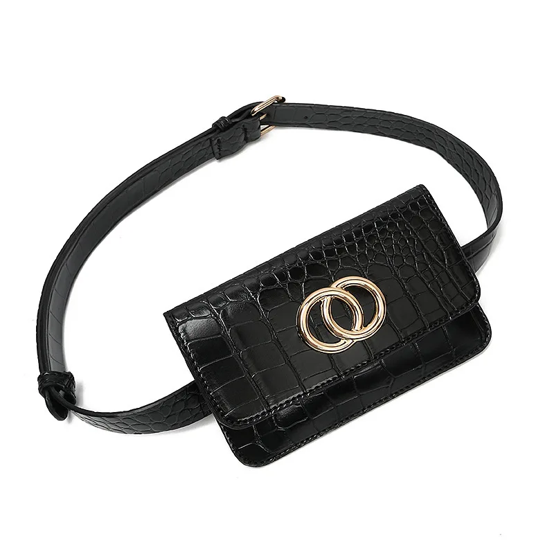 

Crocodile Pattern Waist Bags Women Designer Fanny Pack Fashion Belt Bag Pu Leather Bum Bag Sac Banane Women Mini Bag Pochete