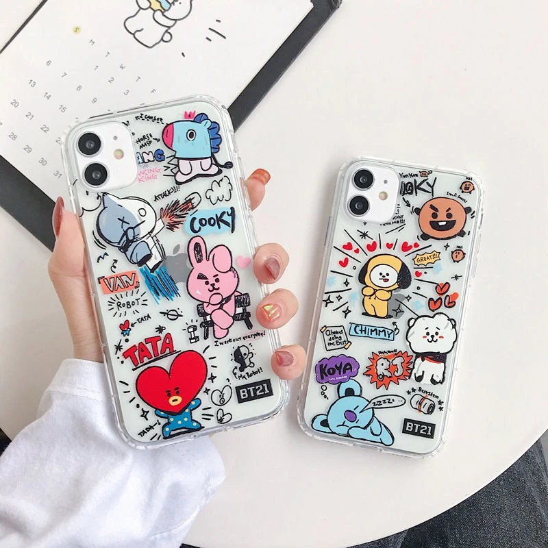 かわいいbt21 ソフトシリコーン色電話ケースoppo R9 R9splus R11 R15 R17pro A5 K1 K5 リノrenozカバー Fitted Cases Aliexpress