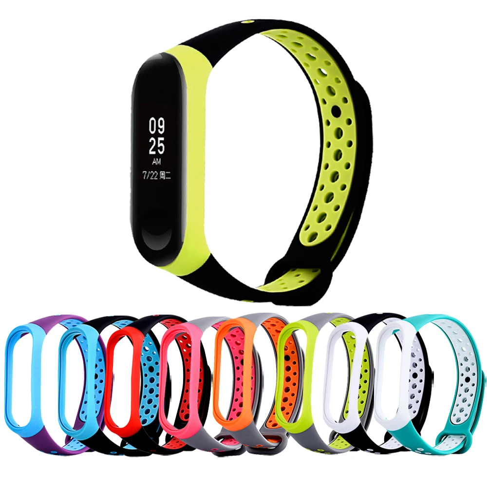 

Mi Band 3 Strap Sport wrist strap for Xiaomi mi band 3 black Silicone Bracelet for band3 xiaomi Miband 3 smart watch bracelet