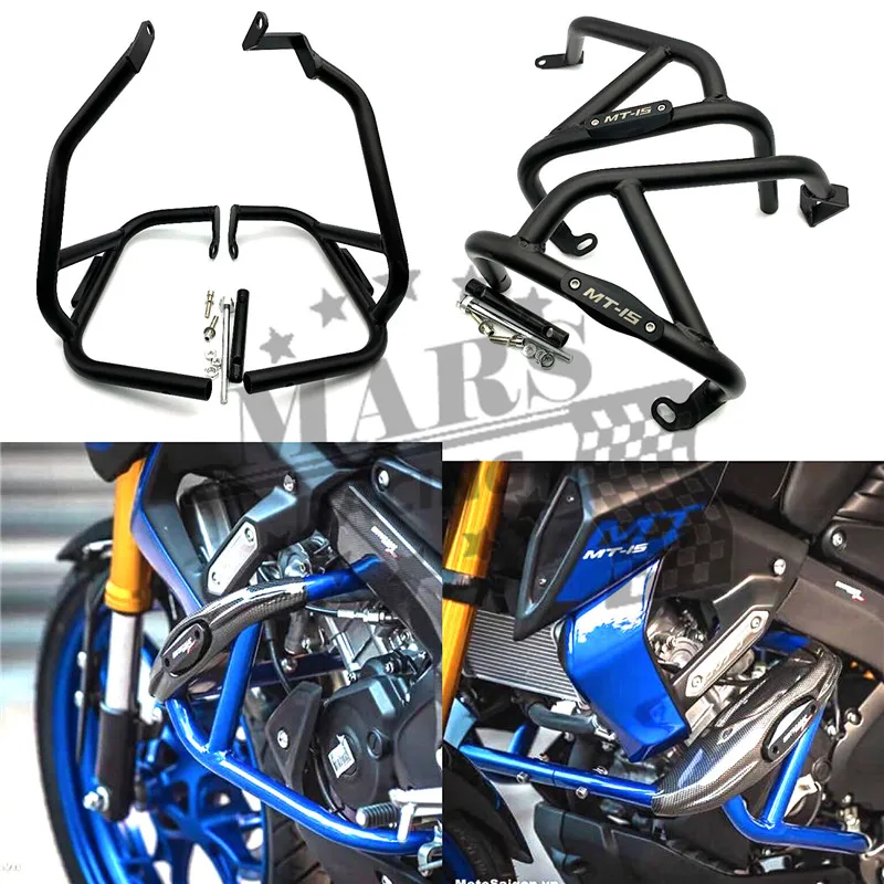Lorababermotorcycle Steel Crash Bars Engine Guard Bumpers Frame Protector 650 Versys Upper Crash Bar
