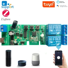 2CH DC5-32v Ewelink реле ZigBee модуль дистанционного Управление светильник переключатель Вики Alexa Google Home Sonoff/Tuya Smart Hub шлюз мост