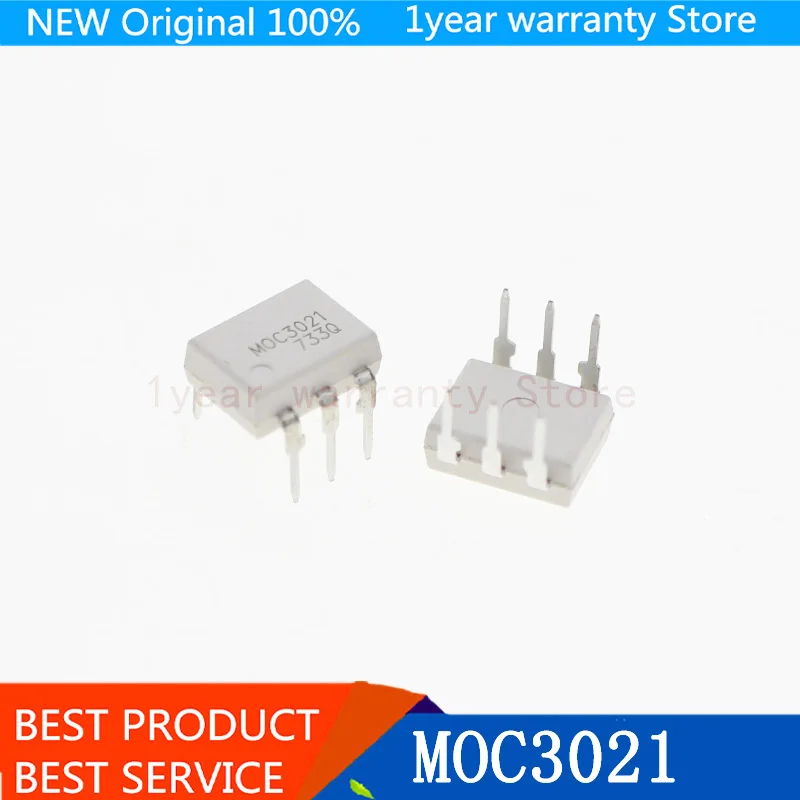 {Новый оригинал} 10 шт. MOC3021 DIP6 DIP 3021 DIP-6 | Электроника