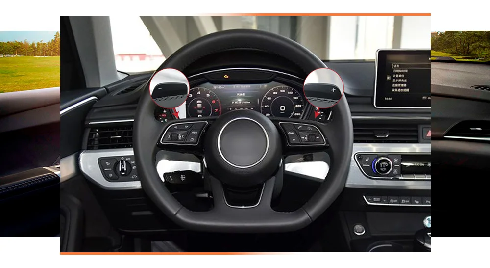 原车提示 带拨片