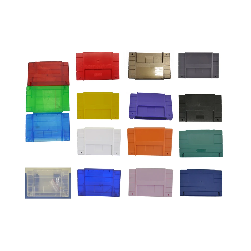 

10 шт., пластиковый картридж для игровой консоли, 16 бит