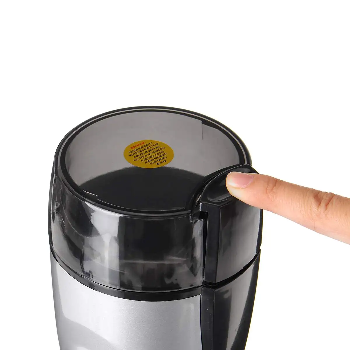 EU Plug 130W Electric Coffee Grinder Spice Maker Stainless Steel Blades Coffee Beans Mill Herbs Nuts Cafe Home Kitchen Tool EU Plug 130W Electric Coffee Grinder Spice Maker Stainless Steel Blades Coffee Beans Mill Herbs Nuts Cafe Home Kitchen Tool