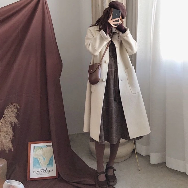 Heydress 2021 шерсть женские классические шерстяные пальто простые универсальные