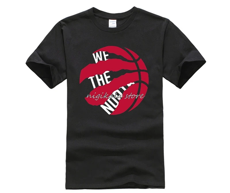 Camiseta con el logotipo del norte de We the North, camiseta de Toronto,  Camiseta con cuello redondo de fans Raptors|Camisetas| - AliExpress