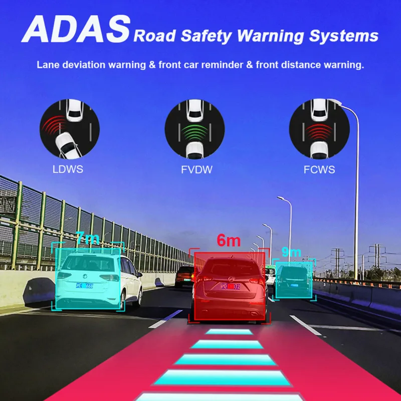 4G ADAS Dash Board Cam wifi Автомобильный видеорегистратор Камера FHD 1080P 7 &quotвидео рекордер
