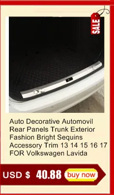 Automovil хромированная коробка для хранения интерьера Высококачественная модификация яркие блестки аксессуары 13 14 15 16 17 для Volkswagen Lavida