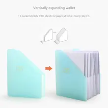 Офисный широкий кошелек Erectable папка для файлов из матового пластика Обложка для документов Органайзер папка A4 2 цвета папка офисные принадлежности