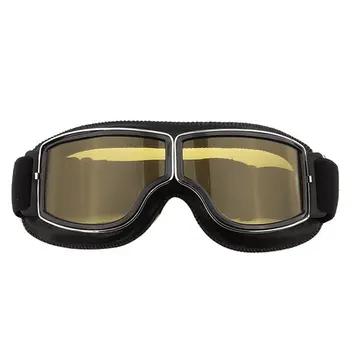 

New Motorcycle Goggles Off-Road Riding Glasses Retro Leather Glasses Anti-Sand Personality Glasses Anti-Fall