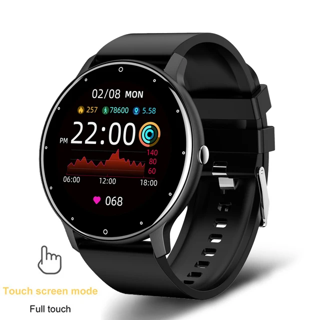 2022 New Smart Watch Men Full Touch Fitness Tracker IP67 waterproof Sports Fitness Watch Ladies Smartwatch for Xiaomi phones+Box 