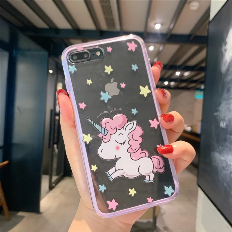 Для iPhone 11 pro Max чехол для телефона с мультяшным медведем+ пленка для экрана из закаленного стекла для iPhone X XS Max XR 7 8 6s Plus прозрачный чехол