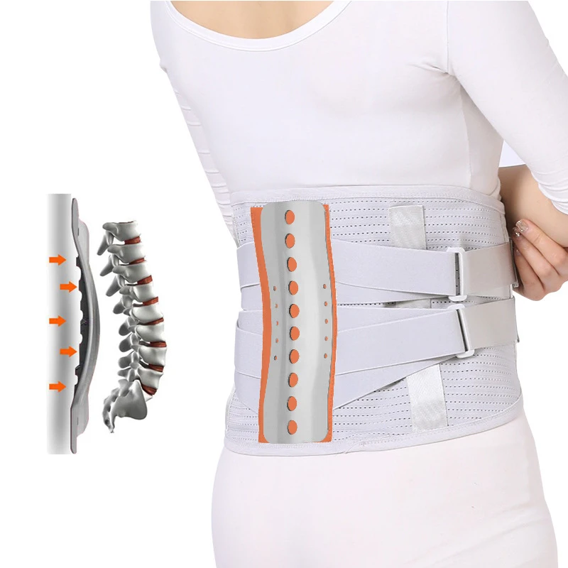 Tourmaline Self heating Steel Bone Disc Herniation Protection Waist Lumbar Support Back