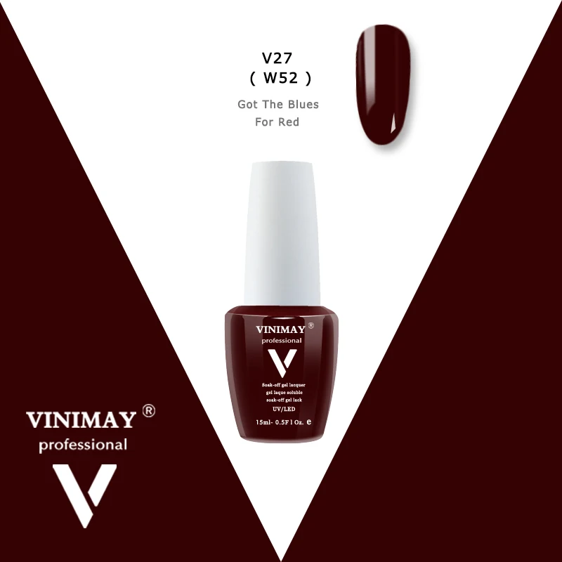 V27 VINIMAY Гель-лак для ногтей, новинка, 96 цветов, Гель-лак, Гель-лак для ногтей, набор праймеров, замачиваемый УФ-лак для ногтей, 15 мл - Цвет: V27