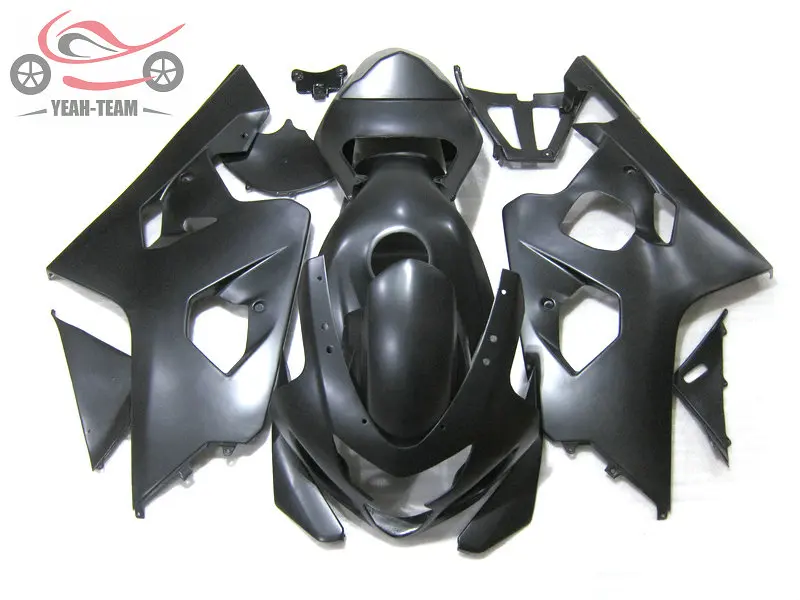 Мотоцикл Обтекатели набор для Suzuki K4 2004 2005 GSXR750/600 04 05 GSXR 600 750 матовый черный обтекатель части+ крышка бака