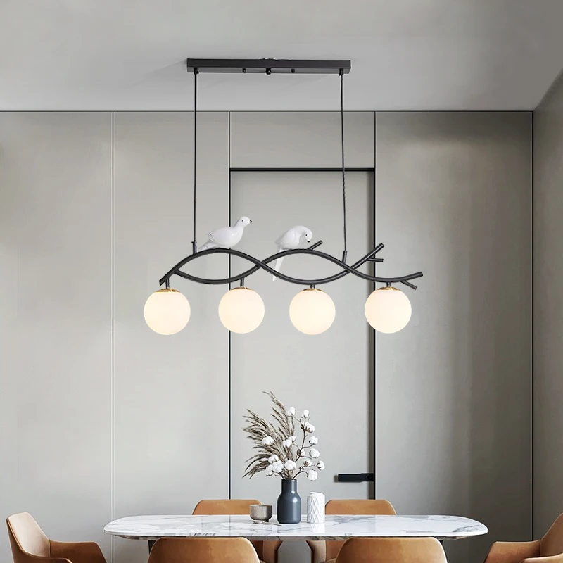 Modern LED Chandelier Metal Molecular Lamp Pendant Ceiling Decor Glass Ball Indoor Living Room Bedroom Lighting | Освещение