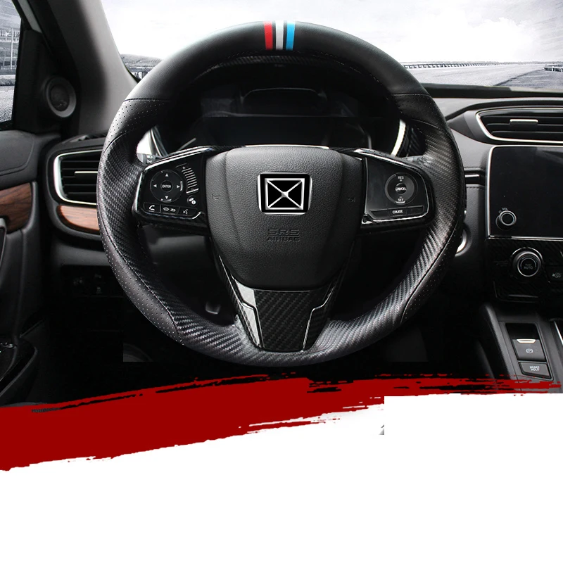 Аксессуары для honda civic 2015 2016 2017 2018 2019 2020 10|leather steering wheel cover|steering coverwheel cover for |