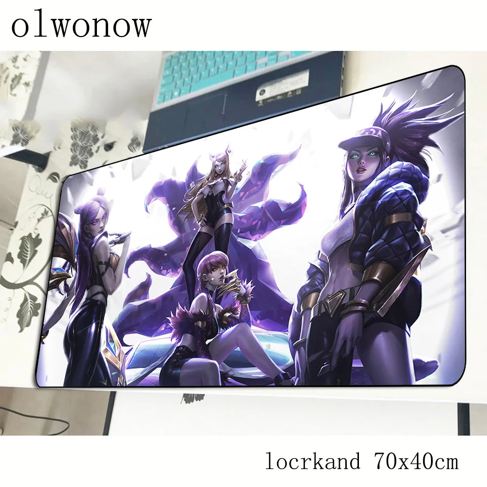 Ahri пикантный коврик для мыши 70x40 см HD Печать коврики для мыши лучший игровой коврик для мыши геймер Высокое качество персонализированные коврики для мыши Клавиатура ПК pad