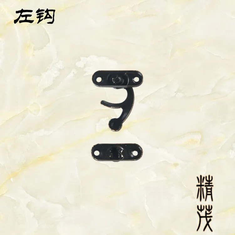 Jing mao-751 Hook Vintage Hook Cosmetic Case Buckle Algam Lock Horns Bronze 22*27 Size