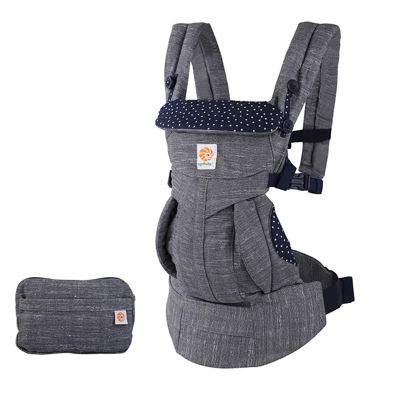 omni star gray Egobaby omni 360, переноска для малышей, многофункциональный дышащий рюкзак для младенцев, детская переноска, слинг для малышей, подтяжки - Цвет: omni star gray