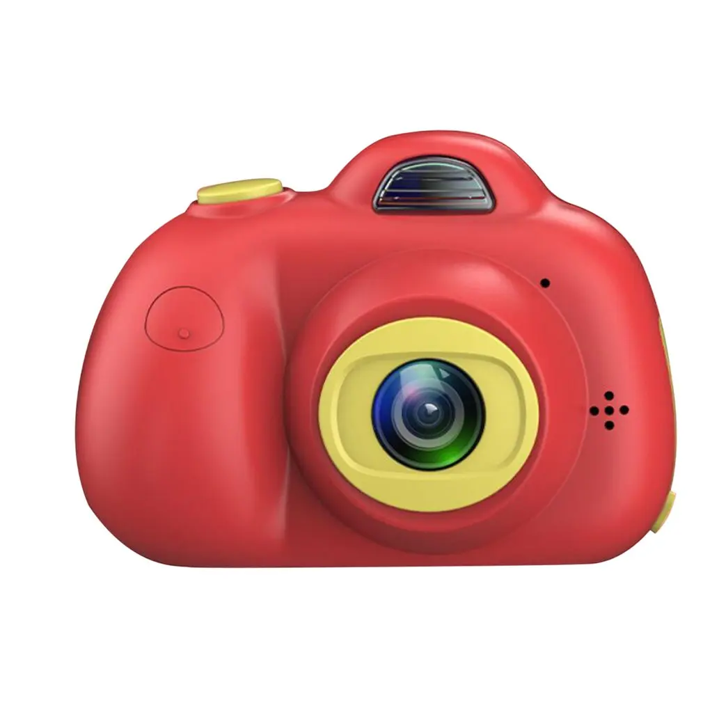 Детская Цифровая камера высокой четкости детская камера 2,0 дюймов экран игрушечная камера - Цвет: red