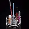 Fashion Clear Acrylic Heart Lipstick Holder Display Stand Cosmetic Organizer Makeup Case Sundry Storage Makeup Organizer Box 2