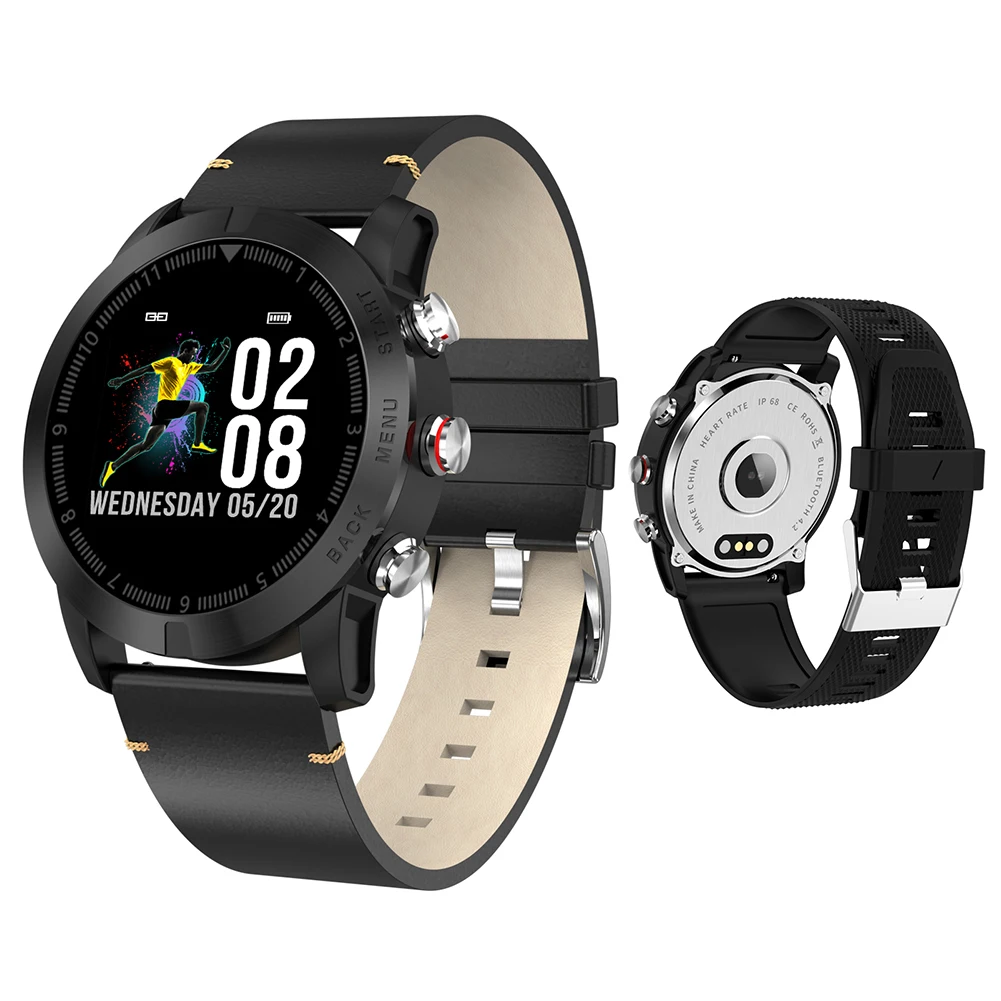 Смарт-часы S10 1,3 ''IP68 Водонепроницаемый Bluetooth 4,2 Smartwatch мониторинг сердечного ритма компас спортивные часы для Android iOS