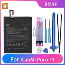 

Original Xiaomi Pocophone F1 Phone Batterries BM4E 4000mAh High Capacity Rechargeable Xiaomi Phone Battery +Free Tools hone AKKU