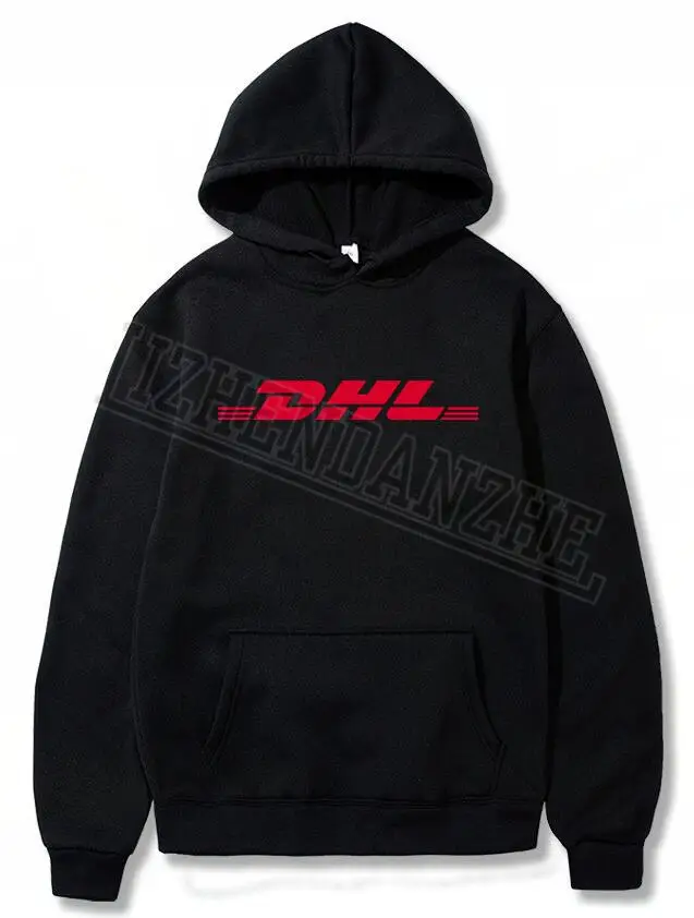 Черный Летний бренд, Париж, мода, Vete, мужские, ts, воздушный транспорт, DHL, толстовки, мужские, короткий рукав, хлопок, топы, буквы, желтый, толстовка, топы - Цвет: Черный