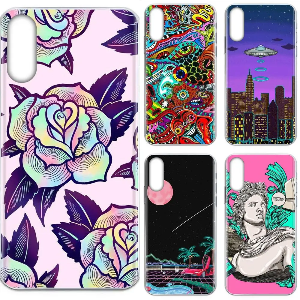 Популярная женская эстетика Trippy Art для Galaxy Note 10 A10E A10S A20S A30S A40S A50S A6S A70S A730 A8S M10S M30S Lite