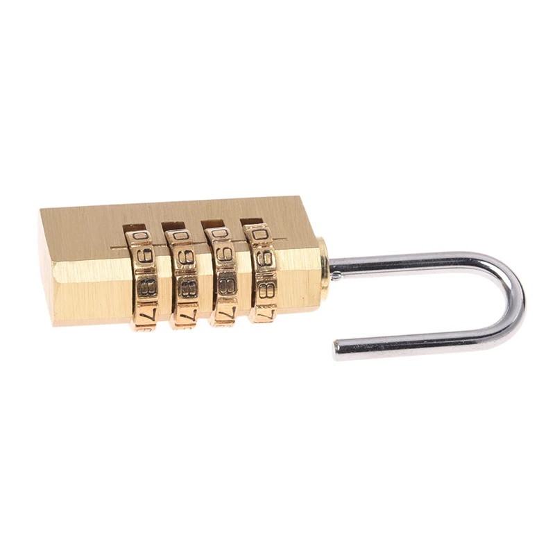 4 Digit Bag Travel Lock Resettable Combination Padlock