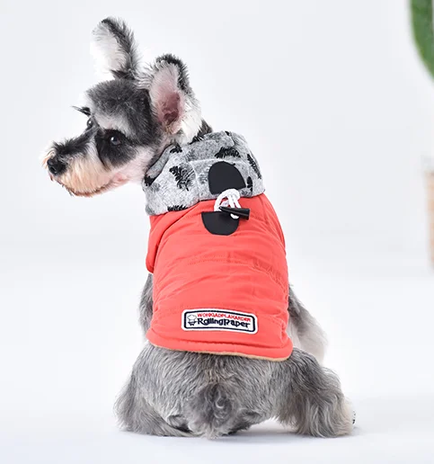 Orange Дизайнерские зимние шляпы одежда маленькая собака Оранжевый Синий XS XXL Pet Теплый наряд для кошки Щенок питбуль-терьера такса куртка одежда поставки - Цвет: Orange