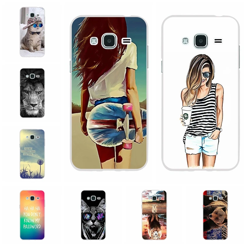 Мультяшный чехол для Samsung Galaxy J3 2016 мягкий из ТПУ задняя крышка Coque J 3 J320F J320