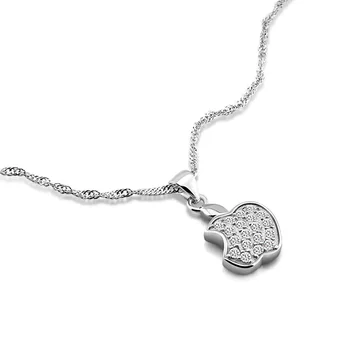 

Hot sales brand pendant necklace fashion high quality 925 sterling silver necklace wholesale women girls jewelry accessories