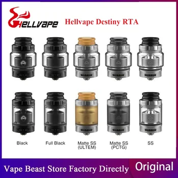 

Original Hellvape Destiny RTA 2ml / 4ml with Single Coil Building Deck 24mm RTA 510 Thread Vape Tank vs Hellvape Dead Rabbit RTA