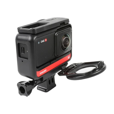 Acessório de Lente Suporte de Montagem de Sapato Acessórios de Trabalho Dupla Edição uv 360 1 Polegada Lei ca Insta360-lente r 4k - Image 5