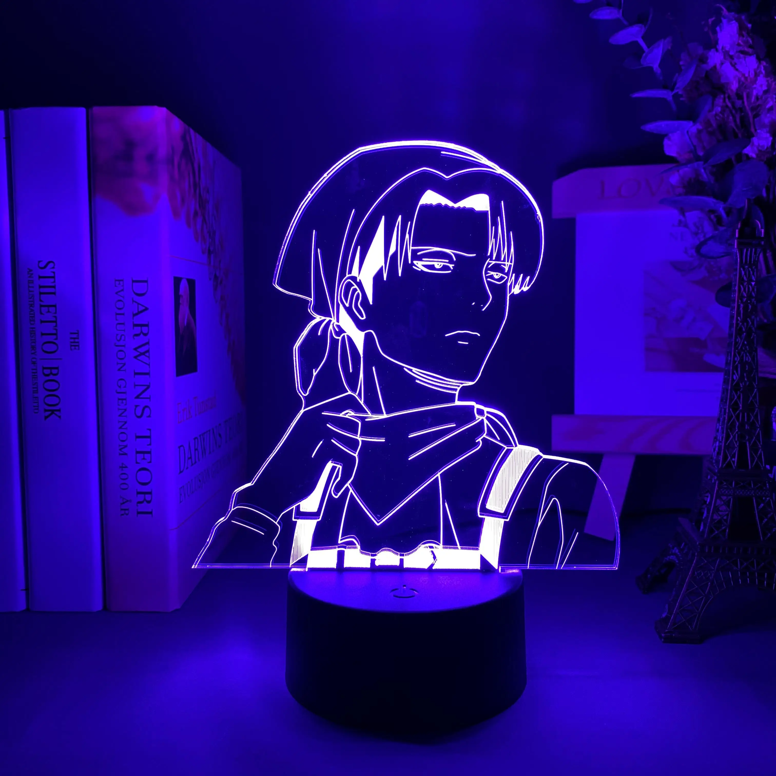 Acrylic Anime 3D illusion Lamp for Bedroom Decor Table Colorful Nightlight Child Kids Toys Gift Bedside LED Night Light Xmas