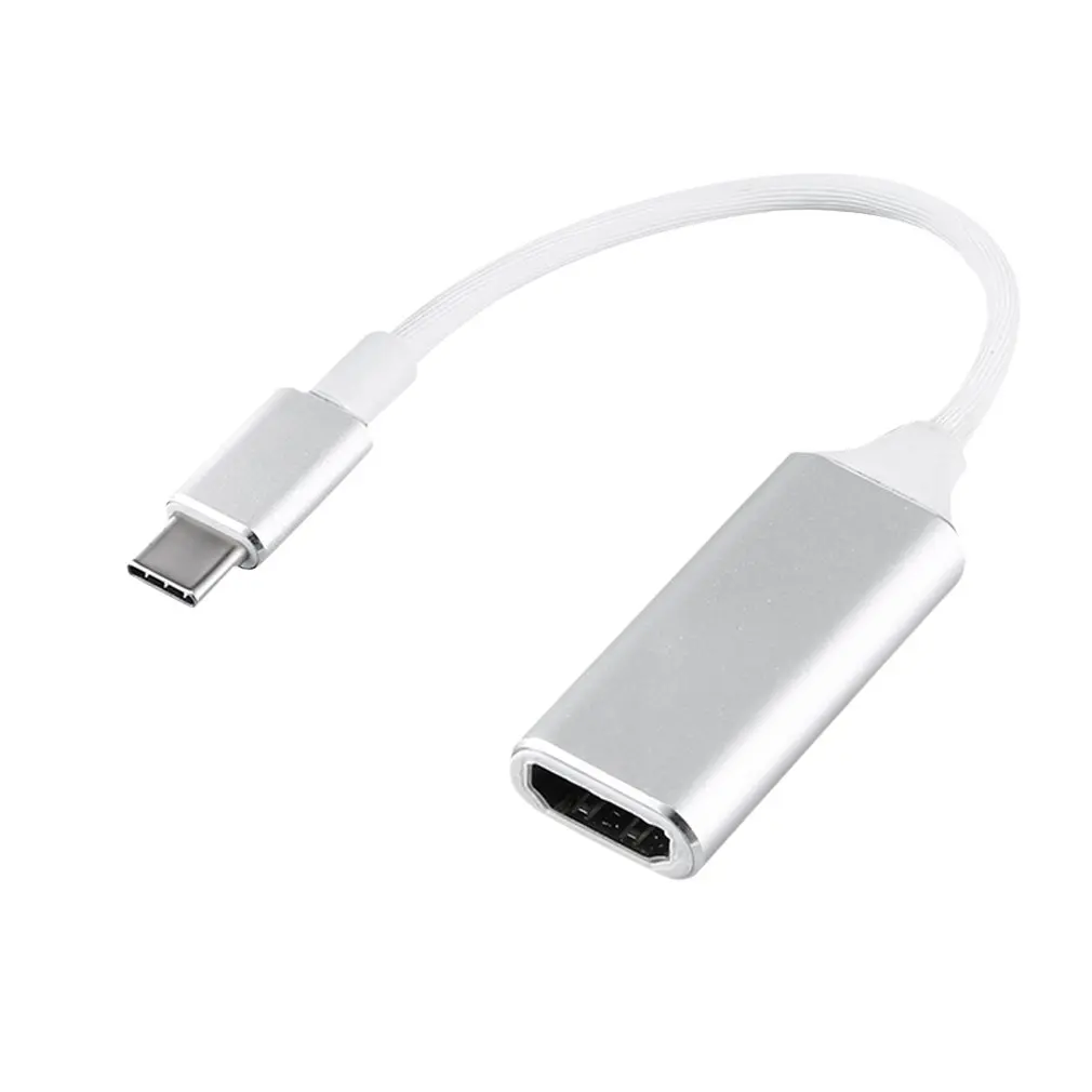 4k Ultra HD USB 3,1 USB-C type C к HDMI HDMI-A F-адаптер HDTV ключ Кабельный адаптер-переходник для MacBook для Lumia950XL