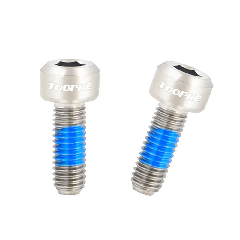 2 шт. велосипедные болты высокой прочности из титанового сплава M5x14mm горный велосипед дорожный переключатель для велосипеда крепления
