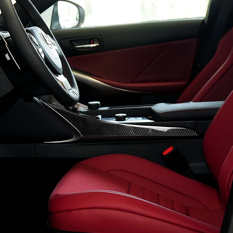 Для LEXUS IS250 IS300 IS350 углеродное волокно наклейка боковой коробки передач накладка