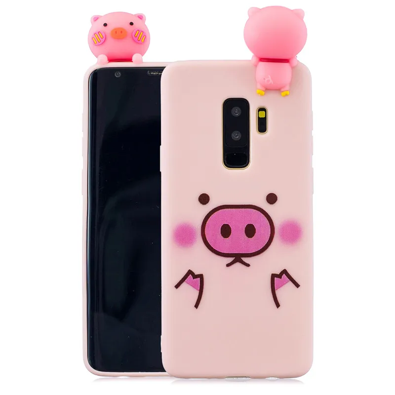3D мягкий чехол с мультяшным рисунком для Samasung S8 S9 S10 Plus S7 A10 A20 A20E A30 A50 A70 A10S A20S A30S A50S J3