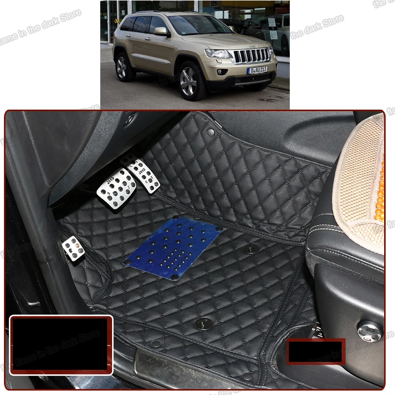 Кожаный Автомобильный напольный коврик lsrtw2017 для jeep grand cherokee 2011 2012 2013 2014 2015 2016 2017