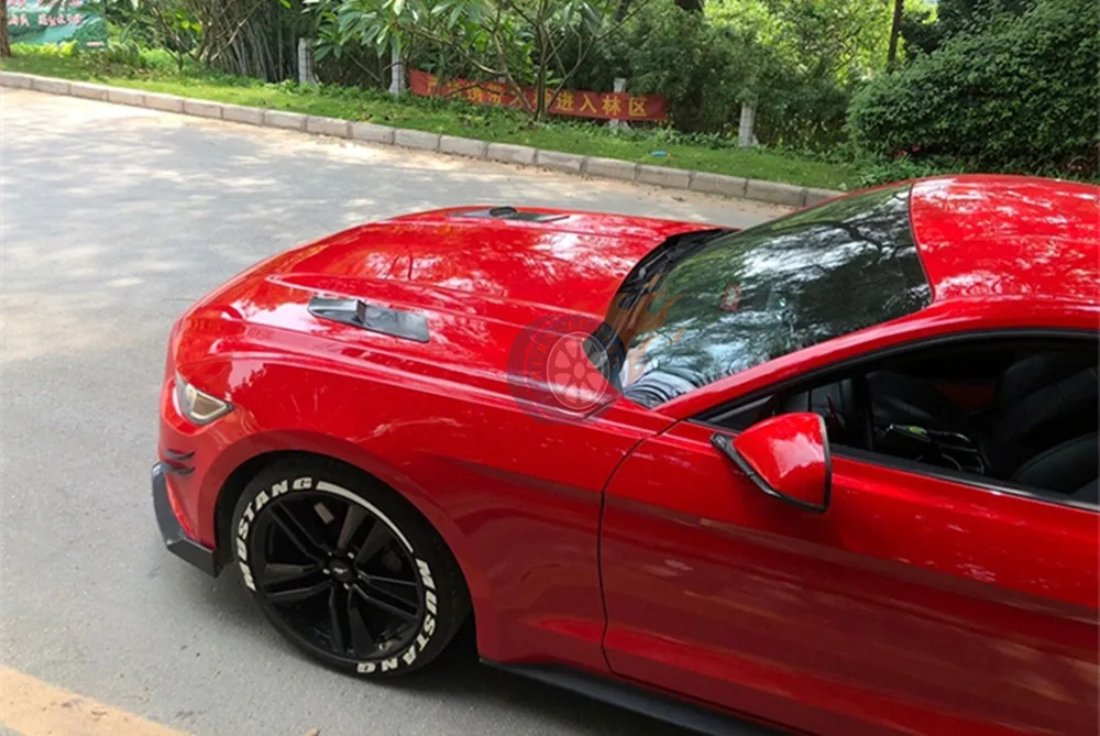 ABS Крышка вентиляционного отверстия двигателя Накладка для Ford Mustang GT GT350 GT500- Автомобиль Стайлинг Декор части капота двигателя воздушные розетки крышка