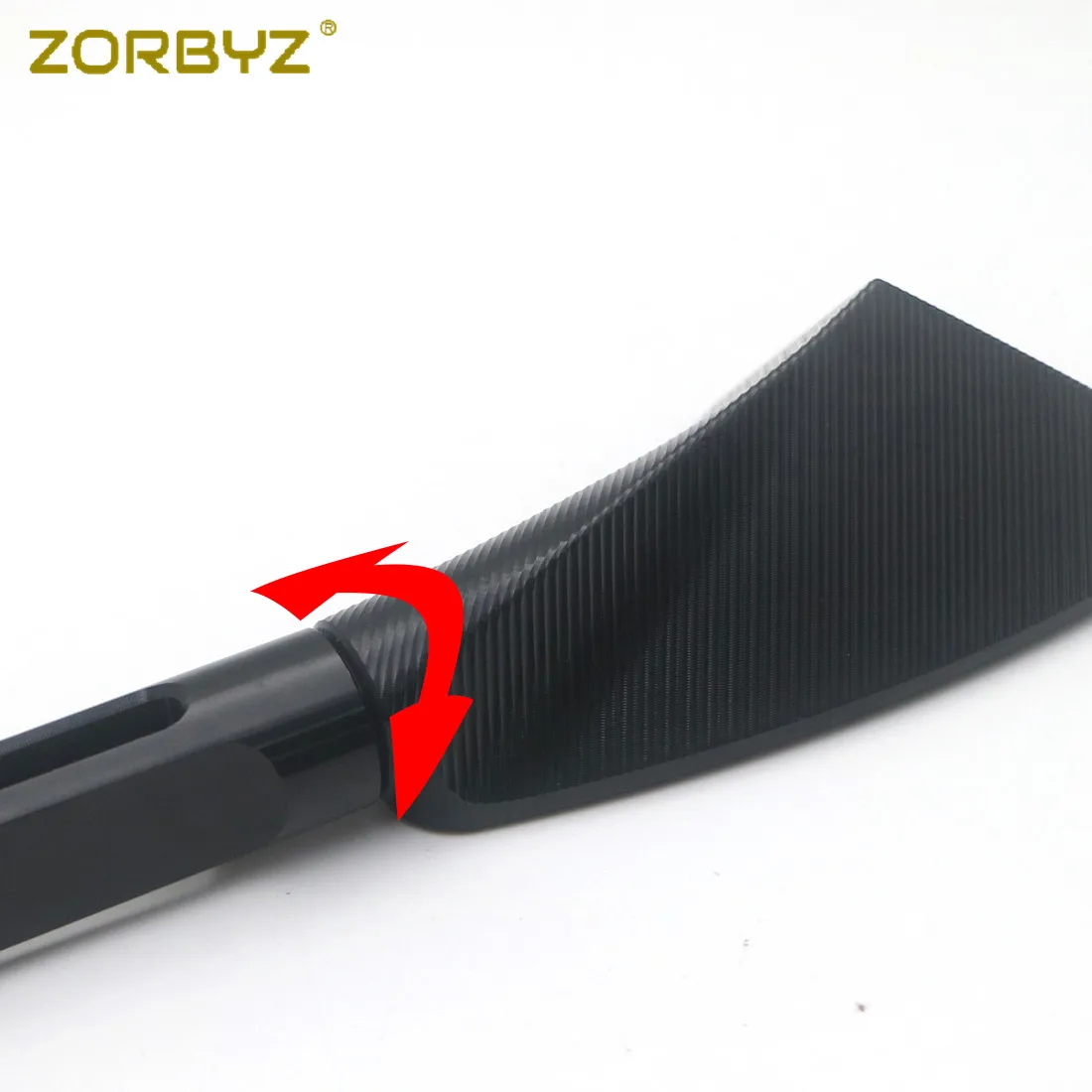 ZORBEEZ CNC алюминиевый Универсальный мотоцикл заднего вида зеркала для чопперов скутеры уличные велосипеды грязи